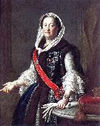 Pietro Antonio Rotari Queen Maria Josepha in Polish costume. Sweden oil painting artist